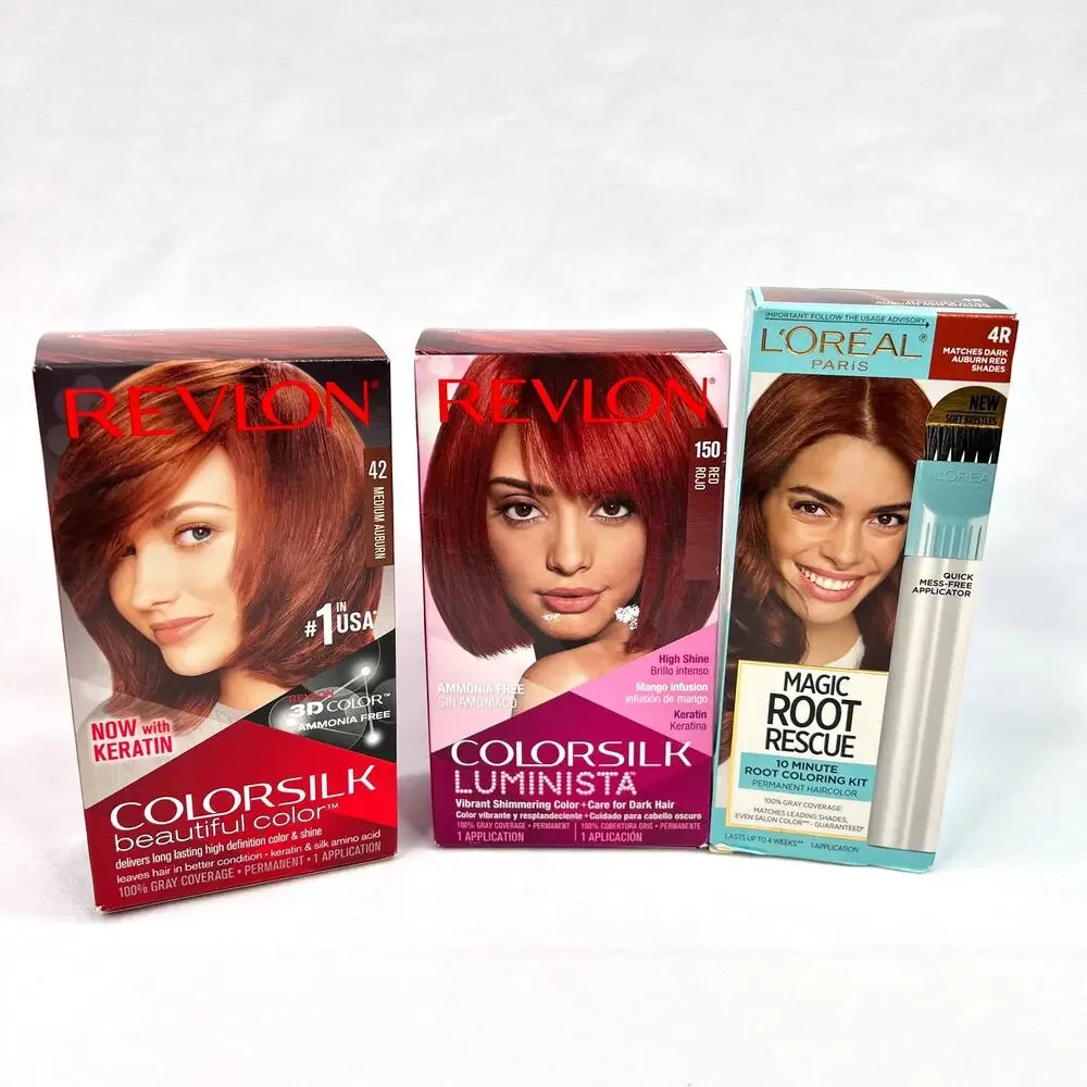 New Red Hair Dye Lot